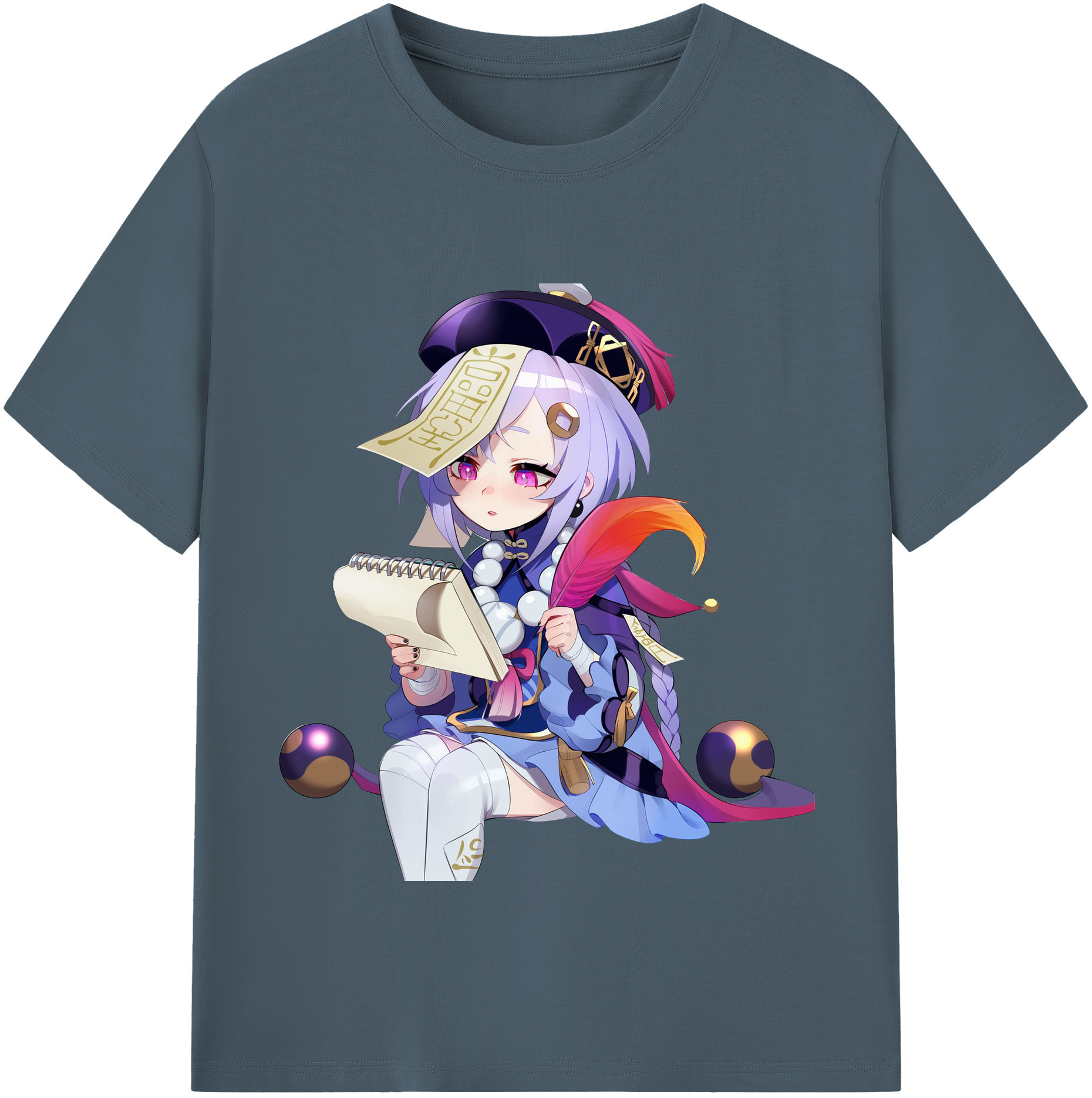 げんし神 七七 なな  genshin Nana 綿100％半袖Tシャツ（フロントプリント）